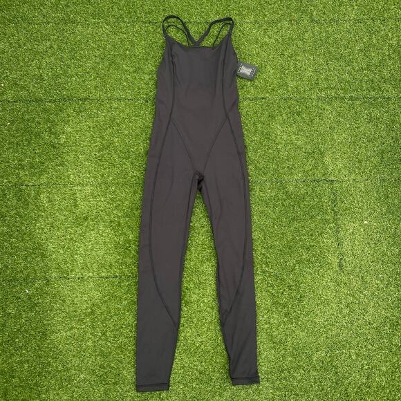 Savage x Fenty Women's Black Curve Alert Jumpsuit Small - Picture 1 of 5